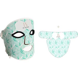 BY BLISS® - Led gezichtsmasker met nek - 8 kleuren - Led Masker - Red Light Face Mask - Huidverjongingsapparaat - Led masker huidverzorging - Red light face therapy - Skincare - Pigmentvlekken verwijderen