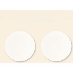 Bh-pads - 2 paar - 12cm - Uitneembare, ademende bh-pads - Ronde bh-inzetstukken - Ultradunne bh-pads - Ademende anti-bobbel inzetstukken - Kan gedragen worden met sportbeha's, yogakleding en badkleding