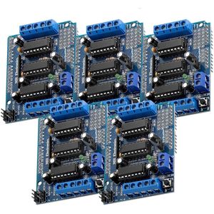 Motor Driver Shield 4 Kanaals voor Arduino - Stepper Motor en DC Besturing