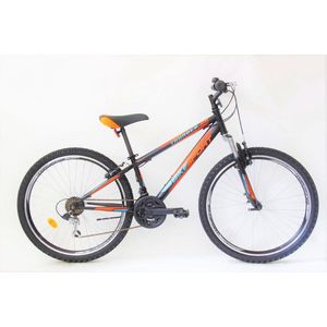 Sprint Thunder - Mountainbike 26 inch - 18 versnellingen Shimano - Framemaat: 33 cm - Zwart/Oranje - BK21BS0020 R5