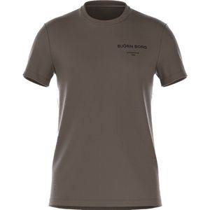 BJORN BORG Ess T-Shirt - Tennisshirt - Bruin - Heren
