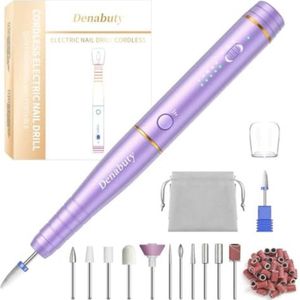 WNHB® Draadloze Elektrische Nagelvijl – Manicure en Pedicure Set – Instelbare Snelheid – Compact en Oplaadbaar