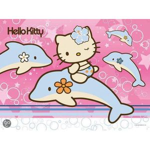 Legpuzzel - Hello Kitty onderweg
