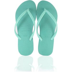 Havaianas Slim Meisjes Slippers - Green Dew - Maat 35/36