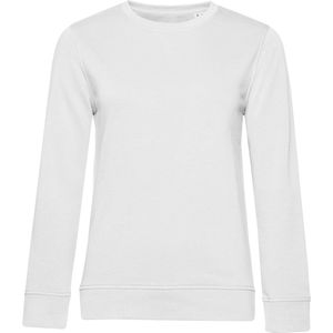 Organic Inspire Crew Neck Sweater Women B&C Collectie Wit maat L