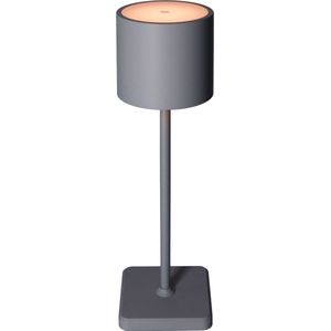 TouchDim LED Tafellamp 38 cm voor binnen en buiten - Oplaadbaar & Draadloos - Grijs