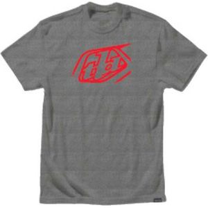 Troy Lee Designs Badge T-shirt Met Korte Mouwen Grijs L Man