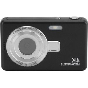 12 MP 1080P 16X Digitale Zoom Autofocus Vedio-camera met 24 Inch Scherm Compacte Anti-shake Vlogcamera voor Studenten en Kinderen - Zwart .