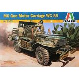 1:35 Italeri 6555 M6 Dodge Gun Motor Carriage WC-55 Plastic Modelbouwpakket
