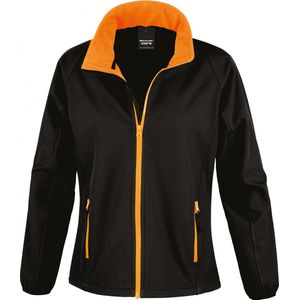 Jas Dames S Result Lange mouw Black / Orange 100% Polyester