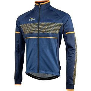 Winterjack Ritmo Blauw/Oranje S