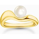 Thomas Sabo - TR2485-430-14 - Ring - Wit - Gerecycled Zilver - Geel Goud Verguld