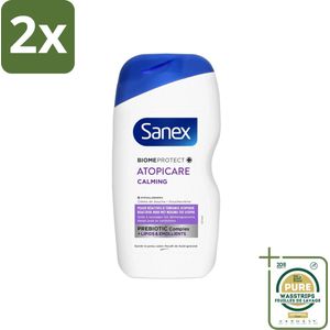 Sanex - BiomeProtect Dermo - Douchecrème - Reactieve Huid - 400 ml - Voordeelverpakking - 2 stuks - Gevoelige huid - Reactieve huid