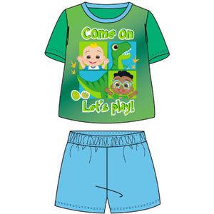 Cocomelon shortama - katoen - CocoMelon pyjama korte broek en t-shirt - maat 1,5 / 2 jaar - 92