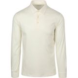 Desoto - Essential Longsleeve Poloshirt - Off White - Heren