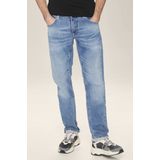 GARCIA Russo Heren Regular Fit Jeans Blauw - Maat W31 X L30