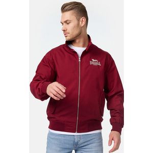 Lonsdale Slimfit Harrington Classic Bordeauxrood - Maat: XXL