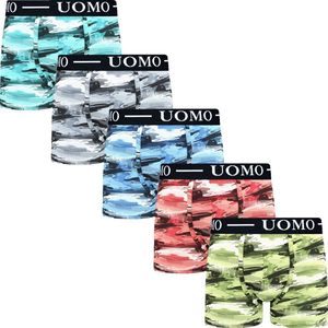 Uomo katoenen Boxershorts - 5-Pack - 0405 - XXL