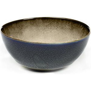 Serax Anita Le Grelle Kom - S - D10,8x5 cm - Misty grey/dark blue