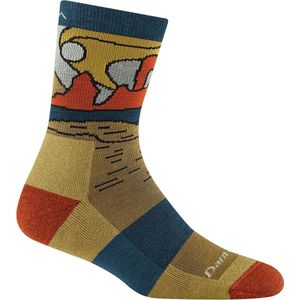 Celeste Micro Crew Midweight with Cushion - Sandstone - Hikingsokken en wandelsokken van merinowol