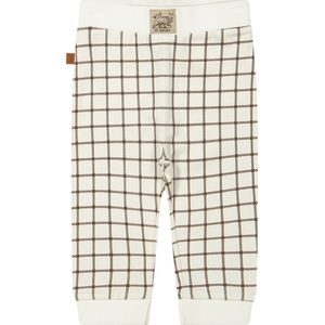 Frogs and Dogs-Broekje met Checks print-Offwhite - Maat 50/56