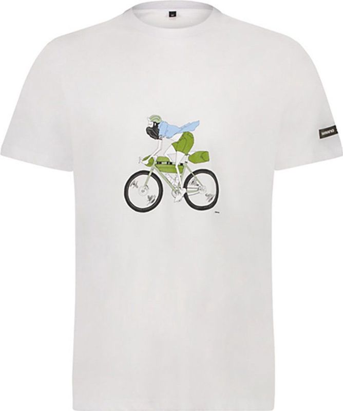 Shimano Sentiero Ltd T-shirt Met Korte Mouwen Wit M Man