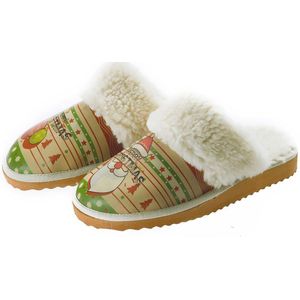 GOBY Christmas Slippers - Sandalen - Handgemaakt - Premium Kwaliteit - Maat 38