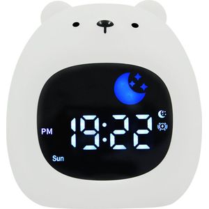 Slaaptrainer - Wekker Kinderen - Nachtlamp - Oplaadbaar - Whitenoise