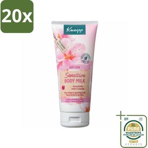 20 x Kneipp - Body lotion - Soft Skin - Amandelbloesem - 200 ml - Grootverpakking - Body Lotion - Droge Huid - Gevoelige Huid - Amandelolie - Shea Butter