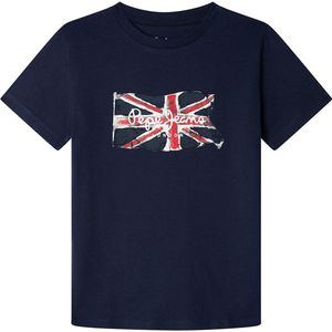 Pepe Jeans Clag T-shirt Met Korte Mouwen Blauw 14 Years Jongen