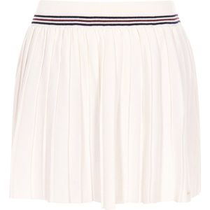 DreiMaster - Plooirok - Donkerblauw/Bourgogne/Offwhite - Korte Lengte