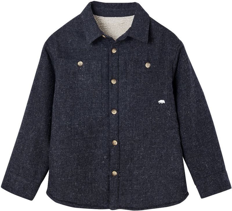 Vertbaudet - Geruit Hemd - Flanel - Voor Jongens - Sherpa Voering
