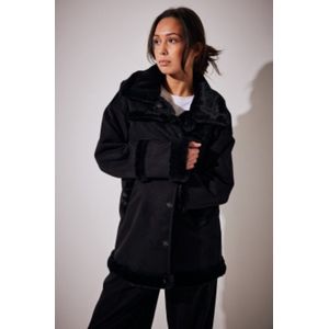 NA-KD Bonded Aviator Jacket Dames Jas - Maat 34