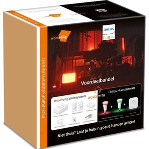 WoonVeilig Alarmsysteem + Philips Hue Starterkit - Beveilig je huis écht slim!