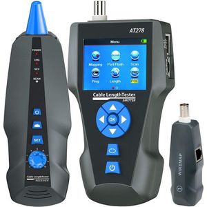 Professionele Netwerk Tester – UTP Tester – Kabeltester – Netwerkkabel Tester – LCD Display – Snel & Nauwkeurig – Complete Set