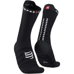 Pro Racing Socks - Ultralight Bike - Wit/Zwart - Sportsokken