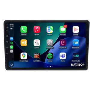 NAVIBOP NB-2193 - Autoradio - 9 inch - Android 15.0 - Draadloos CarPlay & Android Auto - 2GB RAM + 32GB