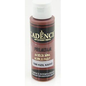 Cadence Premium acrylverf (semi mat) Roodbruin 01 003 7590 0070  70 ml