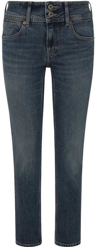 Pepe Jeans - Jeans - Blauw Denim - Slimfit - Mid Waist