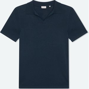 Solution Clothing Victor - Casual Poloshirt - Regular Fit - Knoopsluiting - Volwassenen - Heren - Mannen - Navy - M