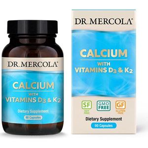 Dr. Mercola - Calcium - with Vitamins D3 & K2 - 90 capsules