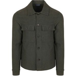 Suitable - Drop Loop - Overshirt - Groen - Regular-Fit