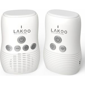 LAKOO Audi Babyfoon Hooggevoelige Microfoon - ECO Modus - DECT Technologie
