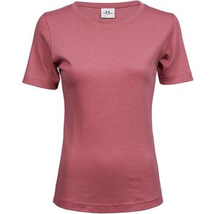 Women´s Interlock T-shirt met korte mouwen Rose - S
