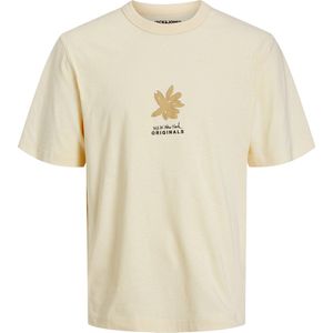Jack & Jones T-shirt Joreaster Activity Tee Ss Crew Neck 12251966 Buttercream/flower Mannen Maat - S
