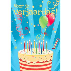Depesche - Kinderkaart met de tekst ""Voor je verjaardag!"" - mot. 047