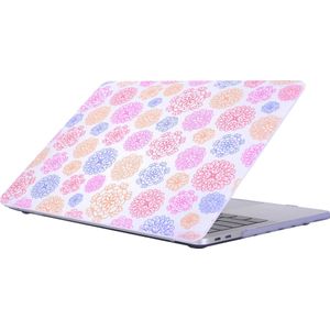 Mobigear - Laptophoes geschikt voor Apple MacBook Pro 15 Inch (2016-2019) Hoes Hardshell Laptopcover MacBook Case | Mobigear Flowers - Model 3 - Model A1707 / A1990