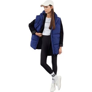 Trendyol Ecru Oversized Waterafstotend Opblaasbaar Vest Met Capuchon Twoaw24Ye00019