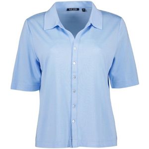 Blue Seven dames - Blouse 105857 blauw KM polokraag - maat 42