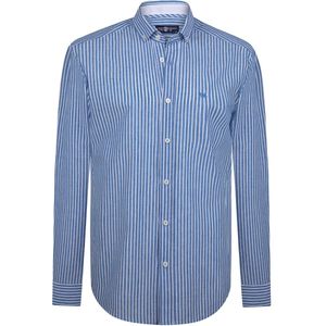 Jimmy Sanders Overhemd  blauw / wit